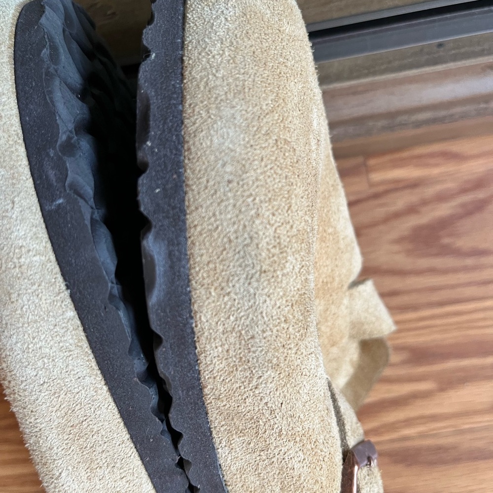 Birkenstock Boston Suede Buckle Clogs - Picture 5 of 8